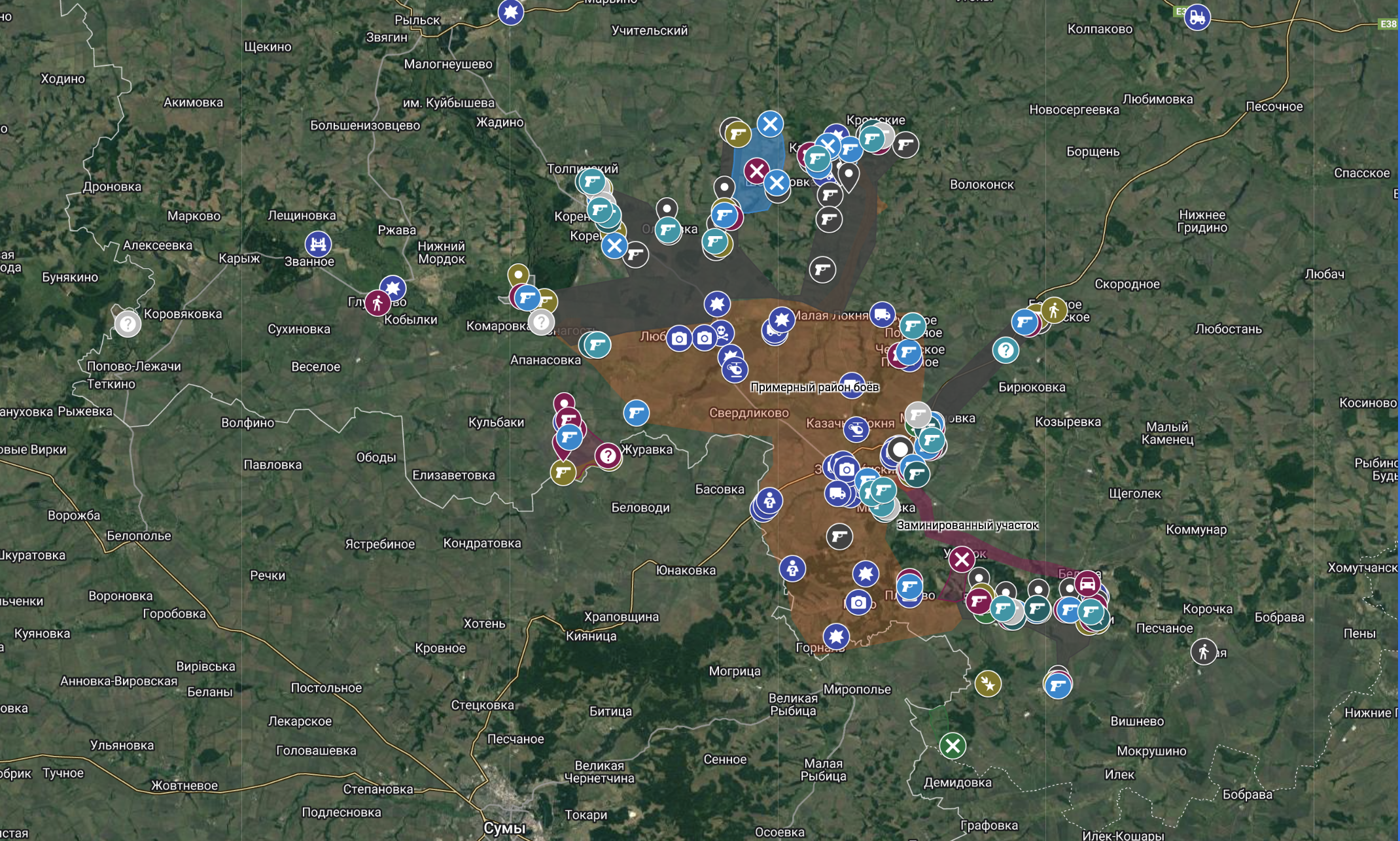 Ukraine's incursion into Russia's Kursk region: Updated battle maps
